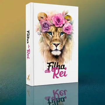 Bíblia feminina letra grande Coração do Leão