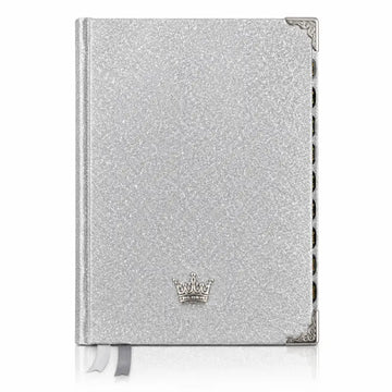 Bíblia ARC Prata Glitter com Harpa - capa