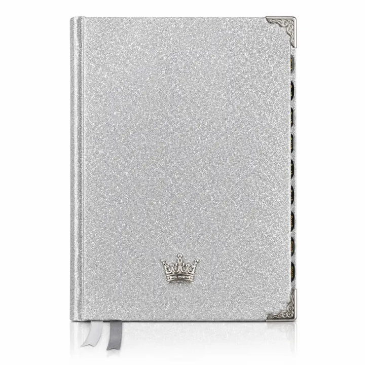 Bíblia ARC Prata Glitter com Harpa - capa
