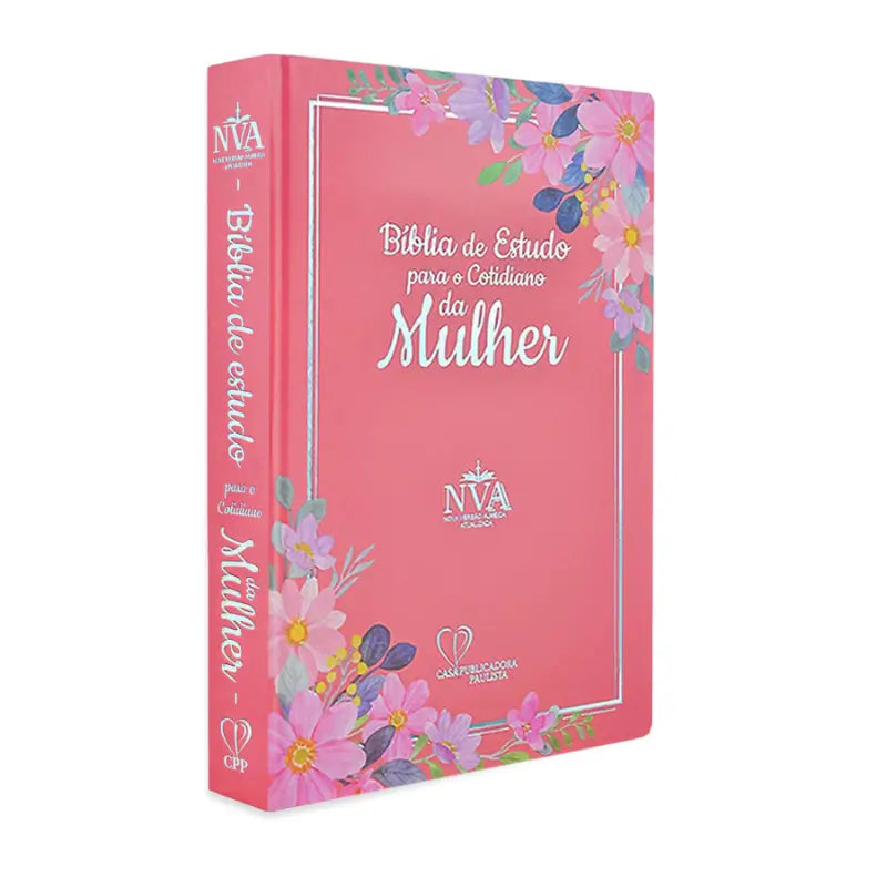 Bíblia NVA Estudo Mulher Rosa Intenso