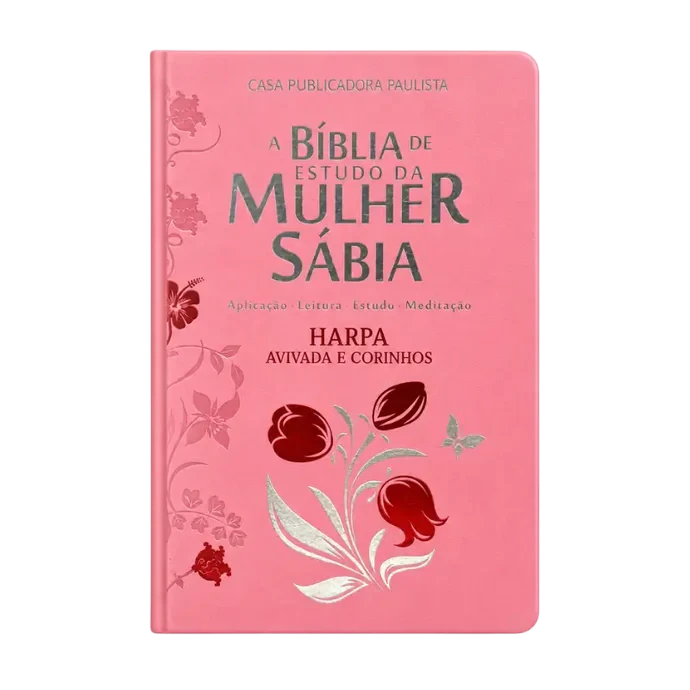 Bíblia de Estudo da Mulher Sábia rosa