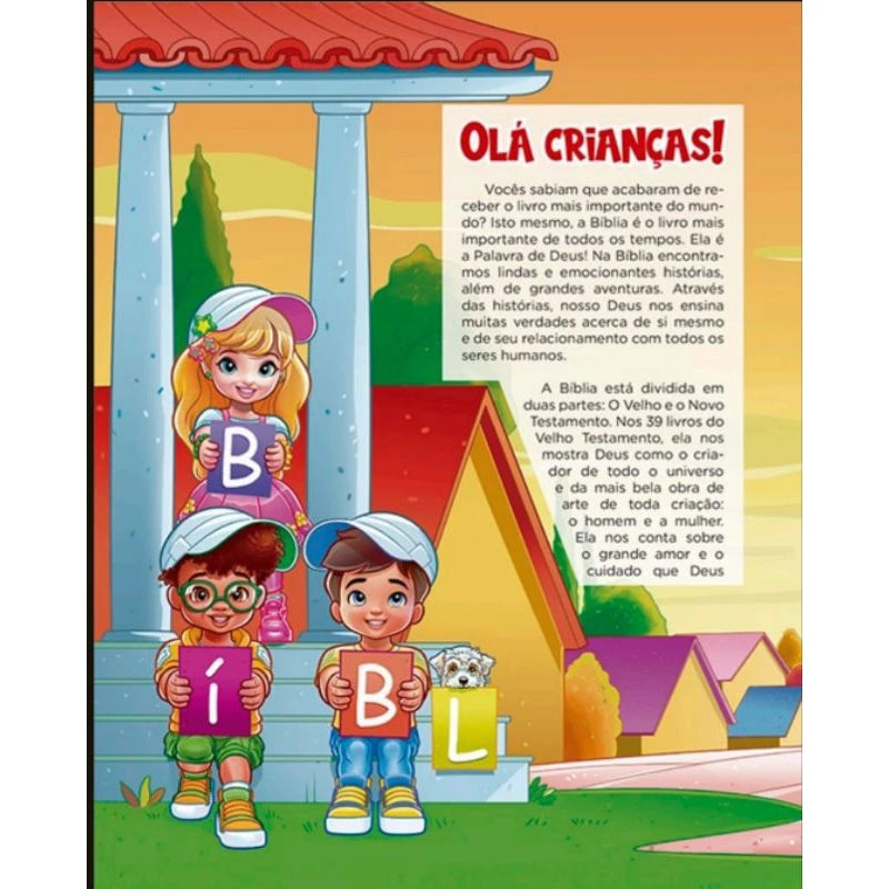Bíblia Infantil Pequenos Discípulos Rosa - imagem 5