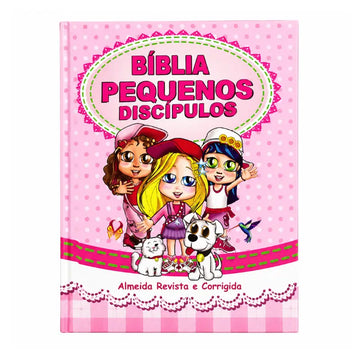 Bíblia Infantil Pequenos Discípulos - capa frontal em fundo branco