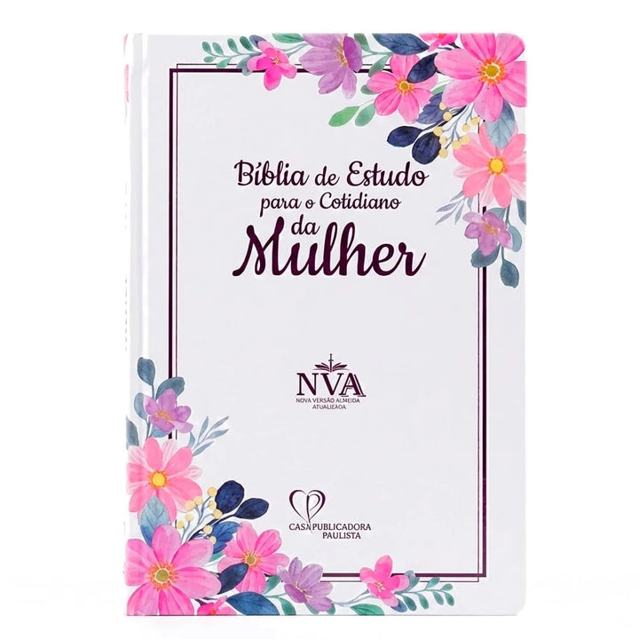 Bíblia NVA de Estudo da Mulher Capa Branca - imagem 2