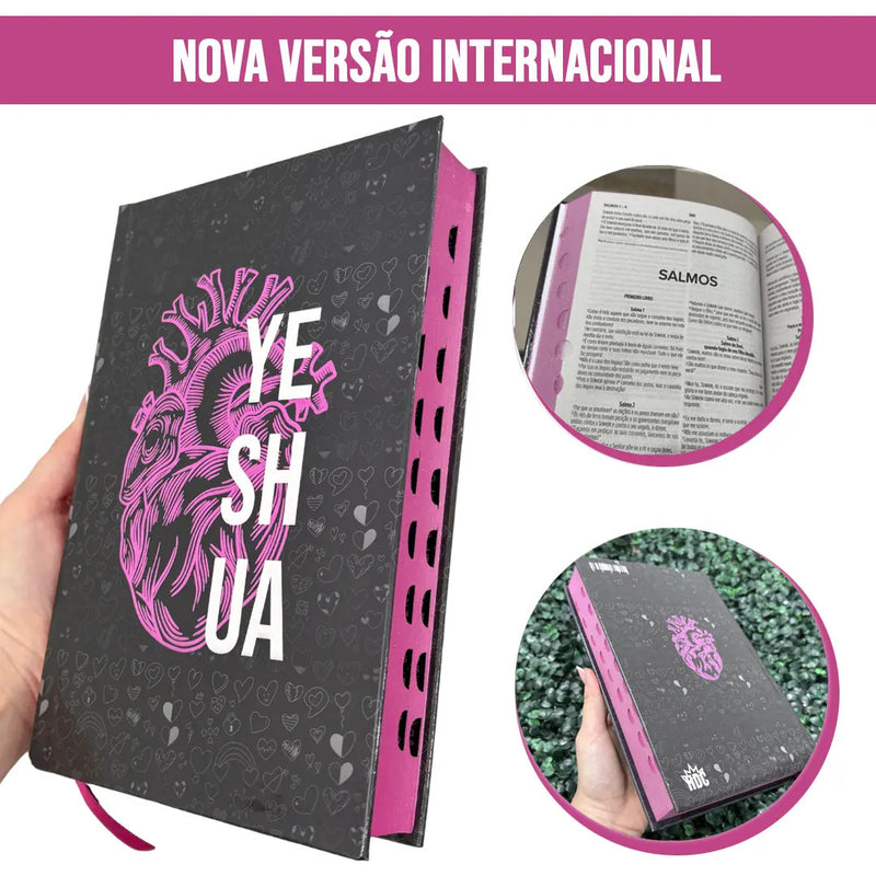 Bíblia feminina Coração Yeshua - detalhe 2