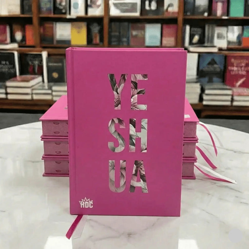 Bíblia Sagrada NVI Feminina Rosa Leão Yeshua Costas