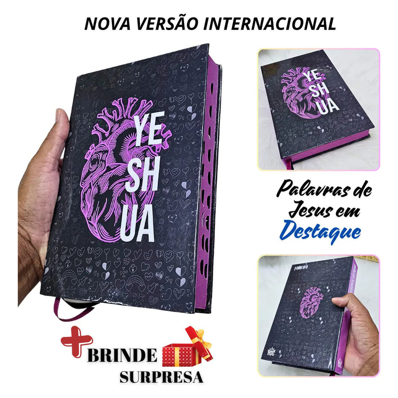 Bíblia NVI leão com índice - detalhe 2