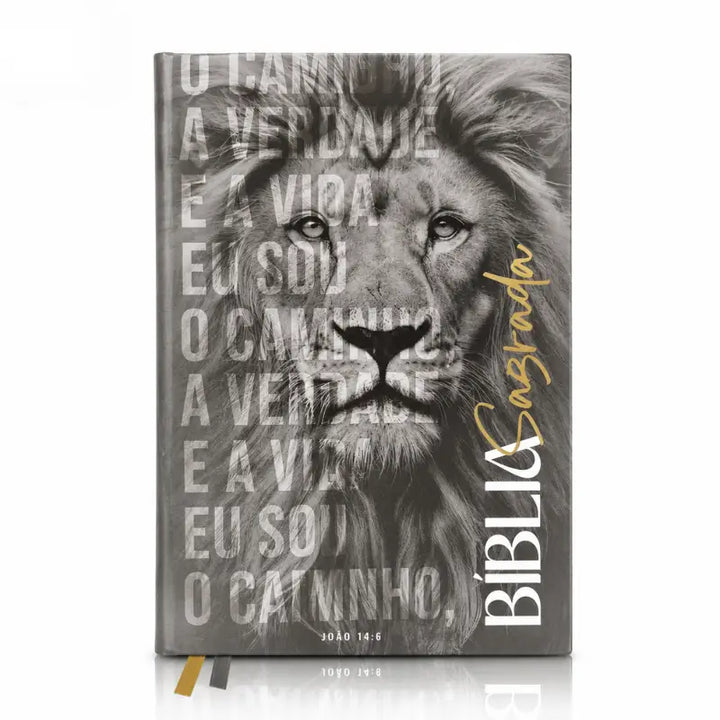 Bíblia NVI Masculina Leão com Índice - capa