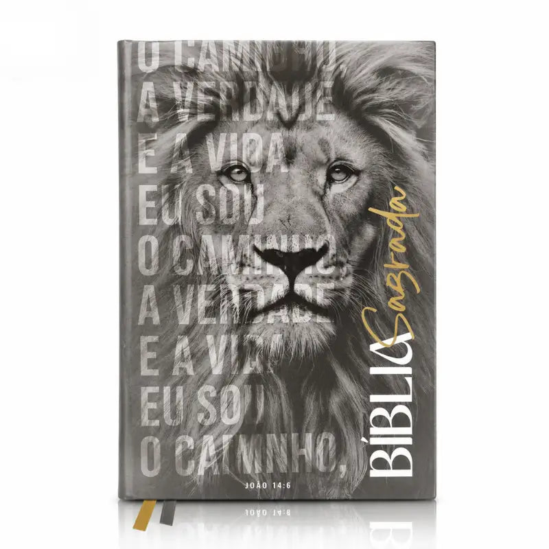 Bíblia NVI Masculina Leão com Índice - capa