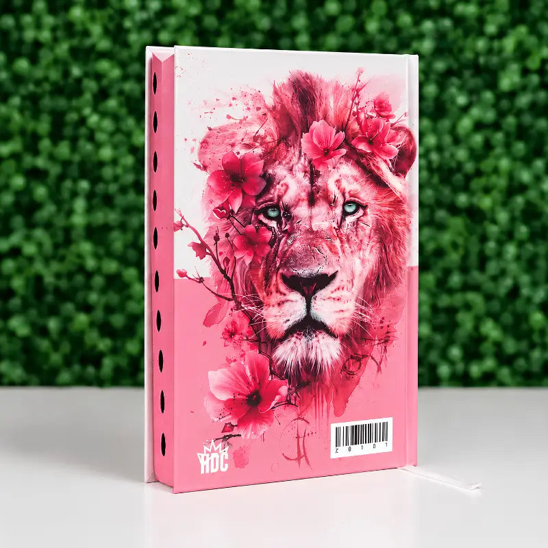 Bíblia ARC Feminina Rosa Eu Sou o Caminho — vista traseira