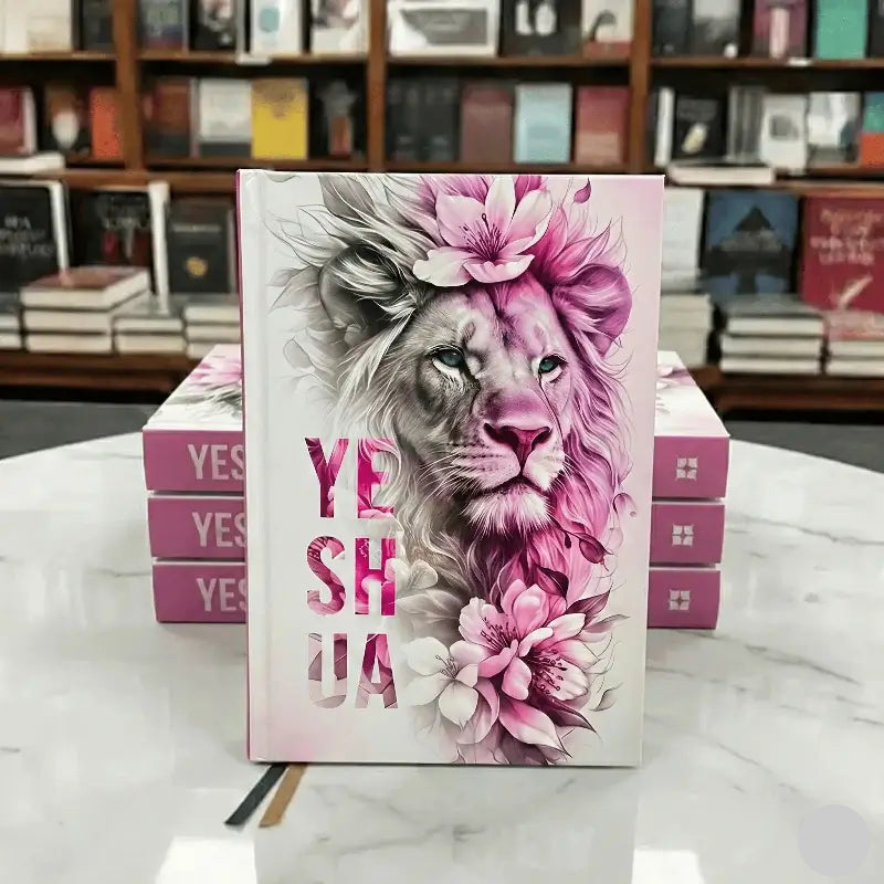 Bíblia Sagrada Feminina Evangélica Versão NVI Letra gigante Yeshua Floral com Capa Dura e Índices Frente