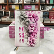 Bíblia Sagrada Feminina Evangélica Versão NVI Letra gigante Yeshua Floral com Capa Dura e Índices Medidas