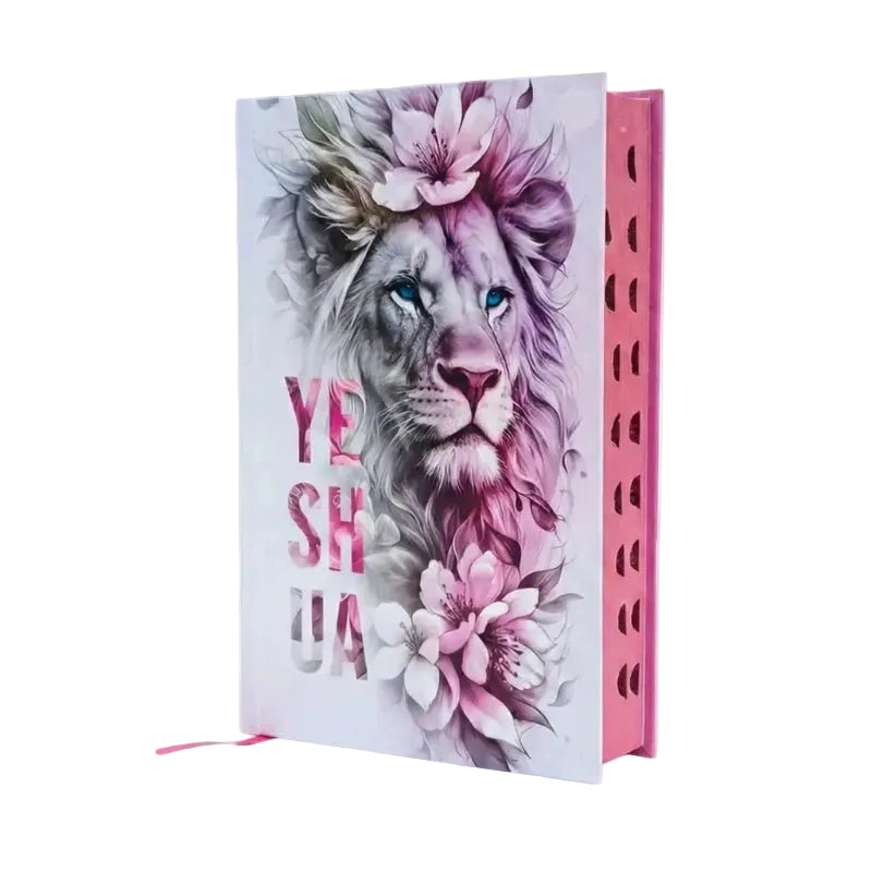 Bíblia Sagrada Feminina Evangélica Versão NVI Letra gigante Yeshua Floral com Capa Dura e Índices