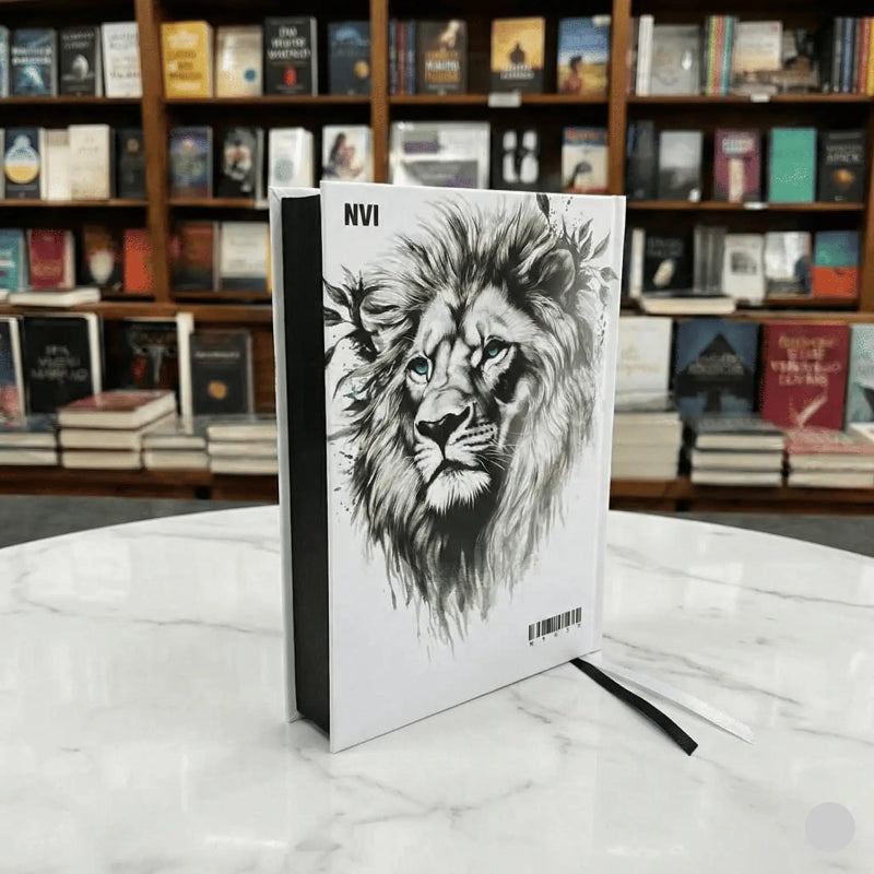 biblia evangelica branca capa dura com marcador e indice