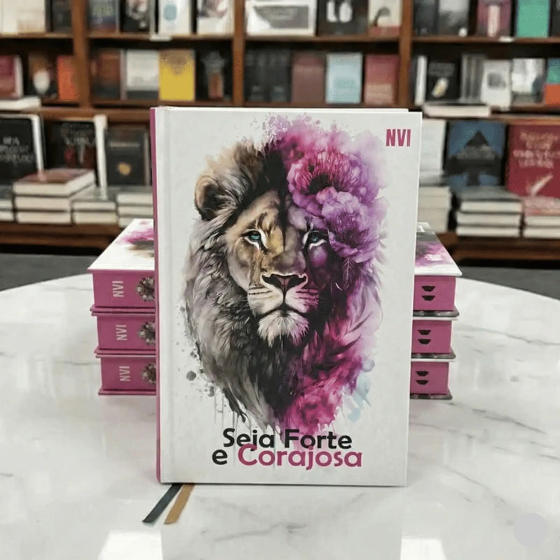 bíblia feminina rosa com índice lateral nvi
