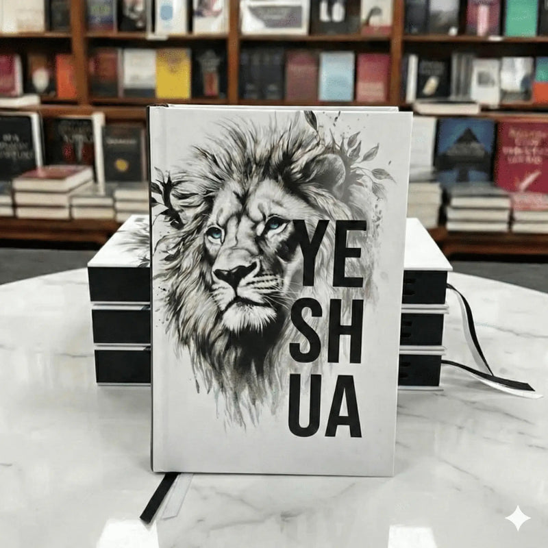 biblia capa dura branca yeshua com marcador e indice