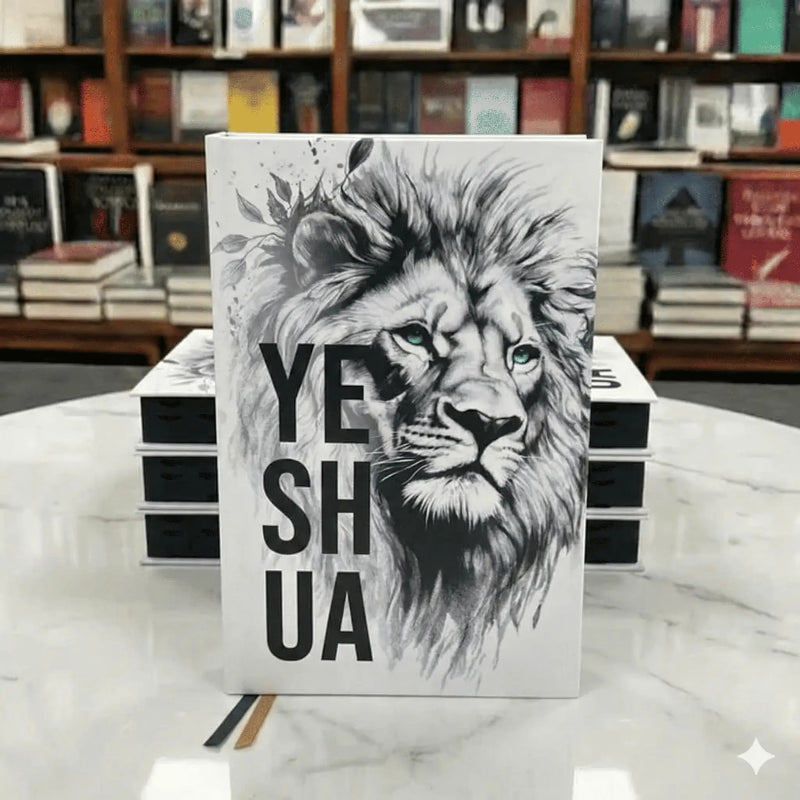 Bíblia Sagrada Yeshua Branca Capa Dura Com Harpa e Índices ARC Costas