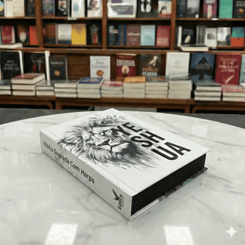 biblia arc branca completa com harpa e corinhos