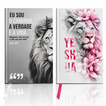 Kit 2 Bíblias NVI Casal Leão - capa
