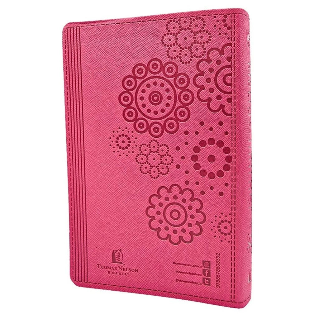 Bíblia Mulher de Fé Capa Rosa Estudo - imagem 4