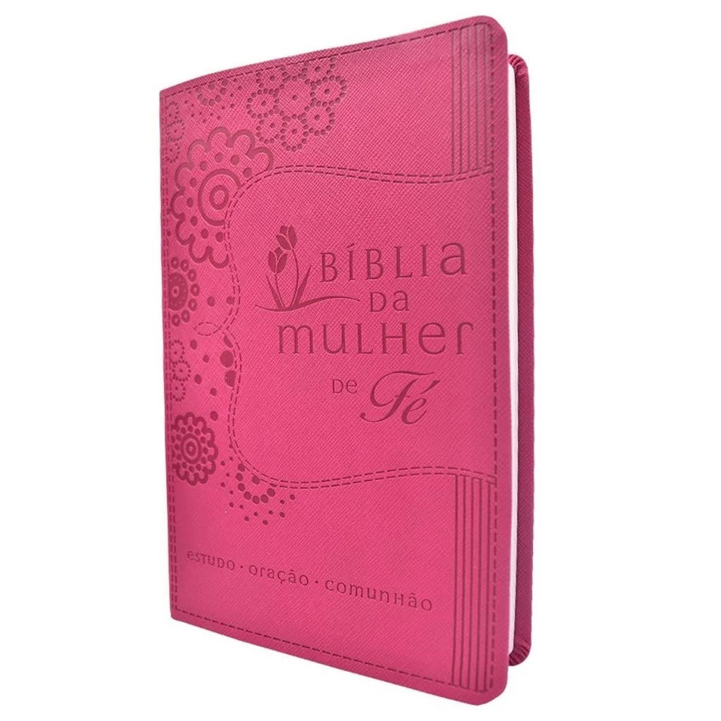 Bíblia Mulher de Fé Capa Rosa Estudo - imagem 2