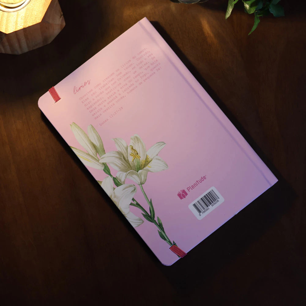 Caderno Cristão Moleskine Lírios Rosa - imagem 5
