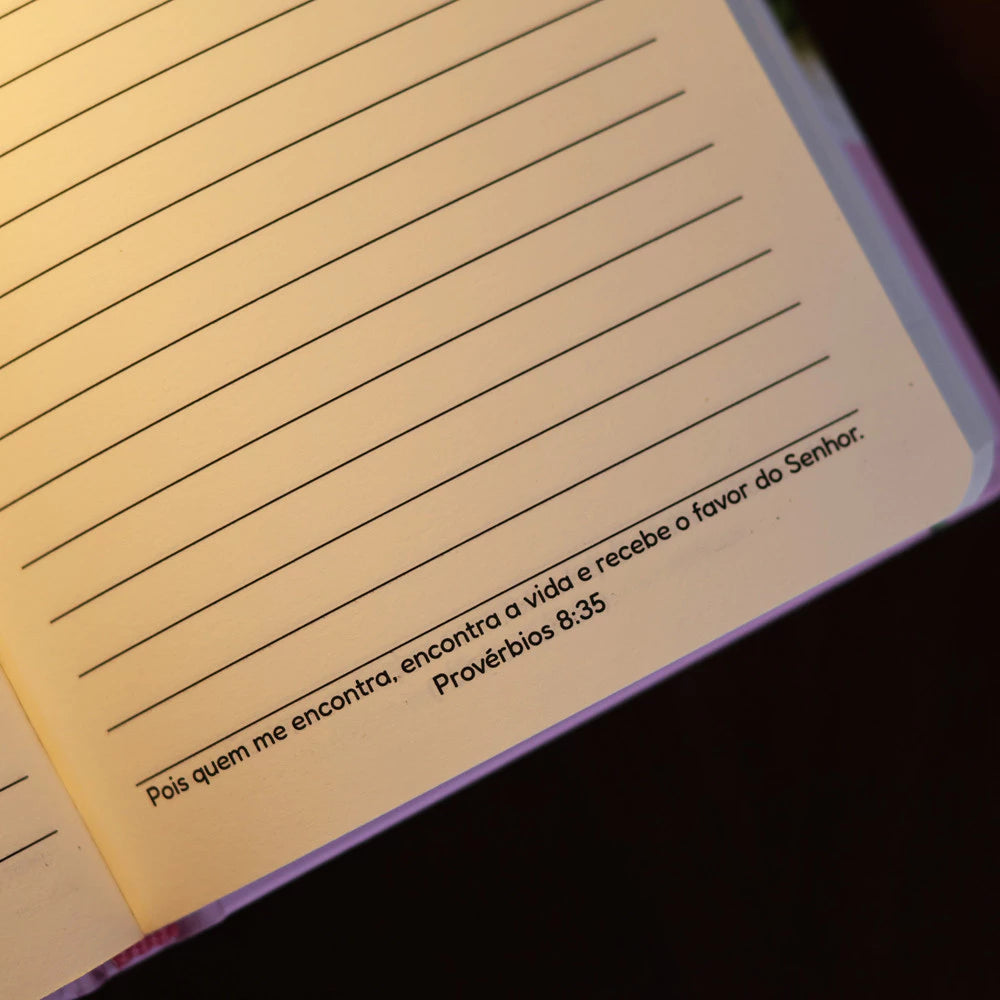 Caderno Cristão Moleskine Lírios Rosa - imagem 1