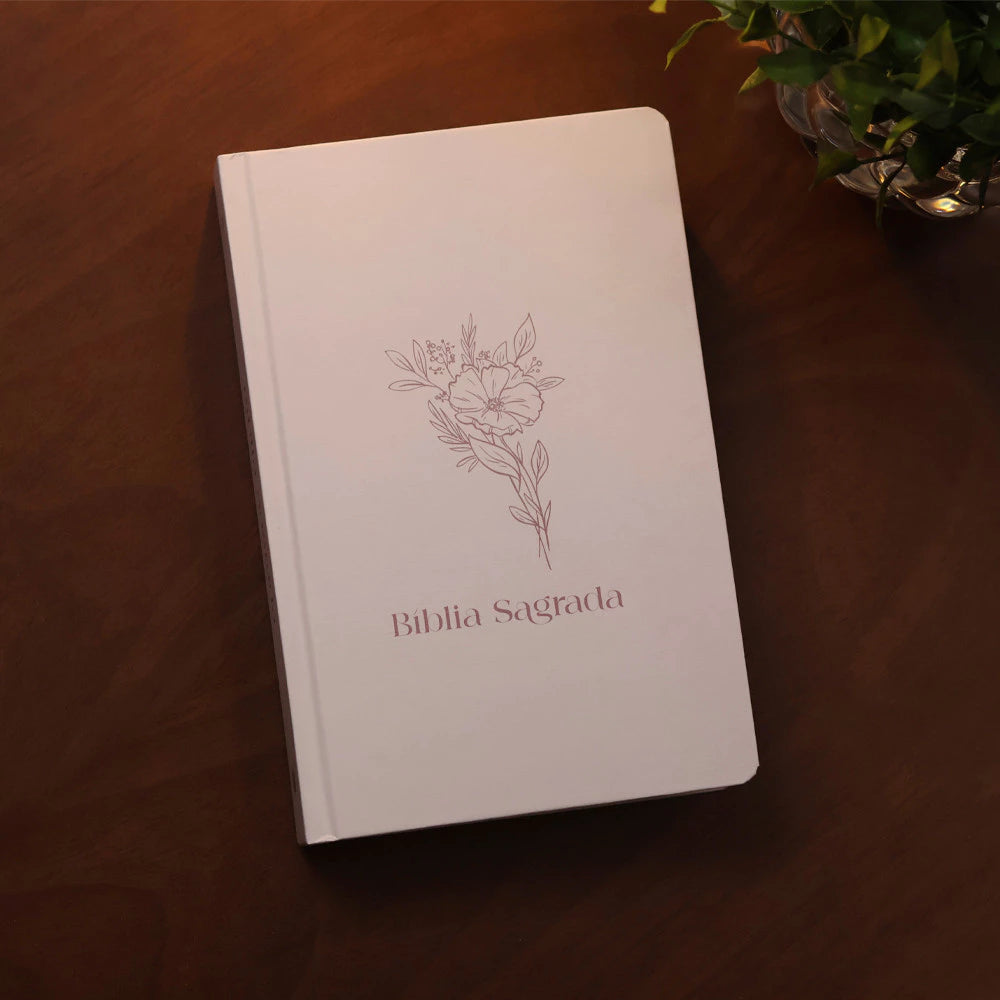 Bíblia NVI Flor Capa Dura Letra Normal - imagem 1
